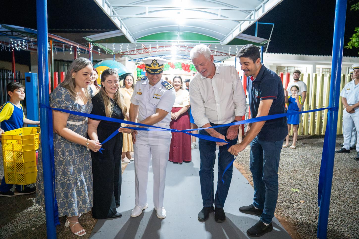 Guaíra : Reinauguração da Escola Municipal Almirante Tamandaré