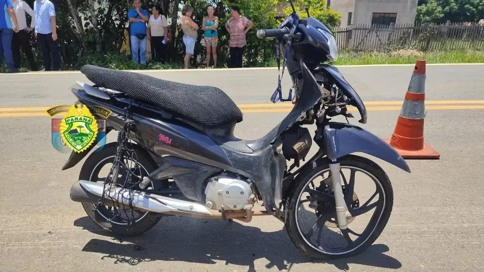 Fatal : Motociclista morre em acidente na PR 272 em Batida envolveu um caminhão
