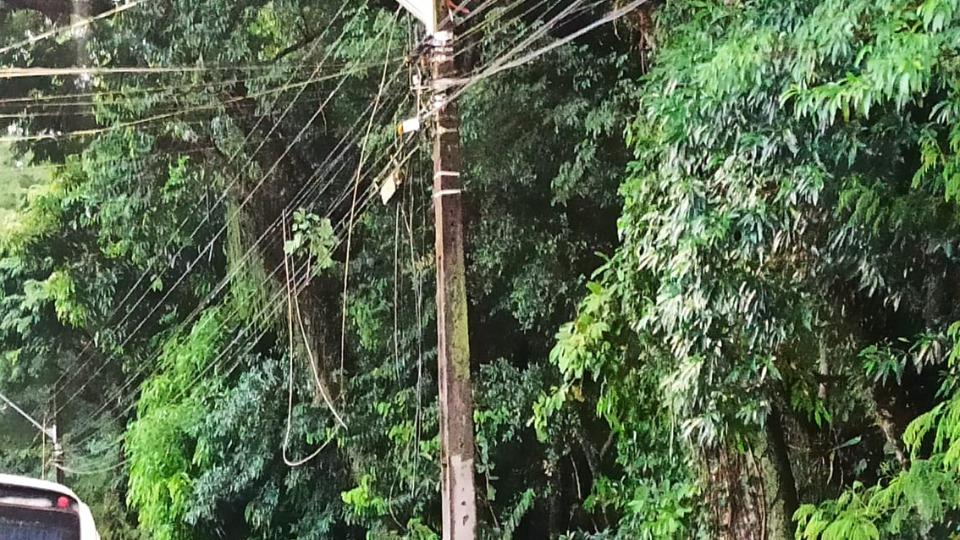 Temporal atinge Toledo e deixa moradores no escuro