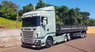 Apreensão : PRF apreende carreta paraguaia com 32 pneus contrabandeados