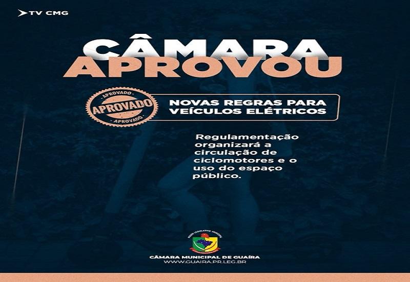 Guaíra : Câmara Regulamenta Circulação de Patinetes e Bicicletas Elétricas