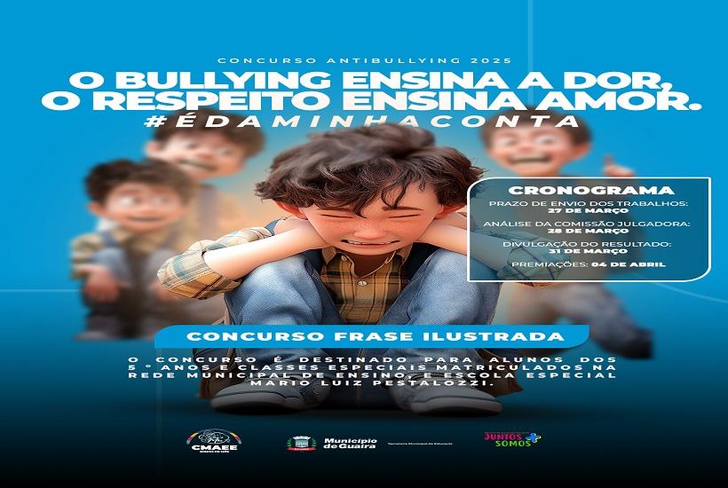 Guaíra : O Município realiza concurso contra o bullying