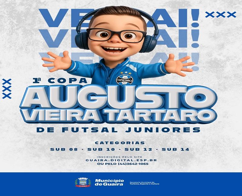 Guaíra : Município promove a 1ª Copa Augusto Vieira Tartaro de Futsal – Categoria Juniores