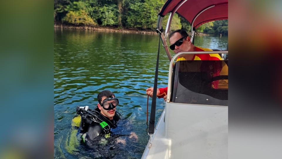 Suspensas : Buscas por pescador desaparecido são suspensas ao anoitecer em Três Barras do Paraná
