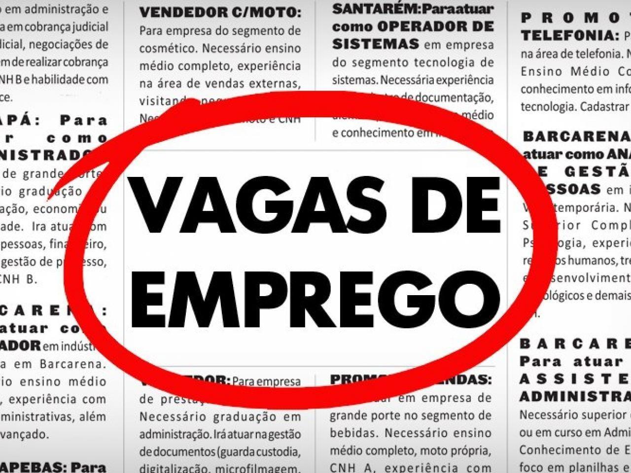 Agência do trabalhador de Cascavel divulgou as vagas de emprego disponíveis de 2 a 6 de junho de 2025.