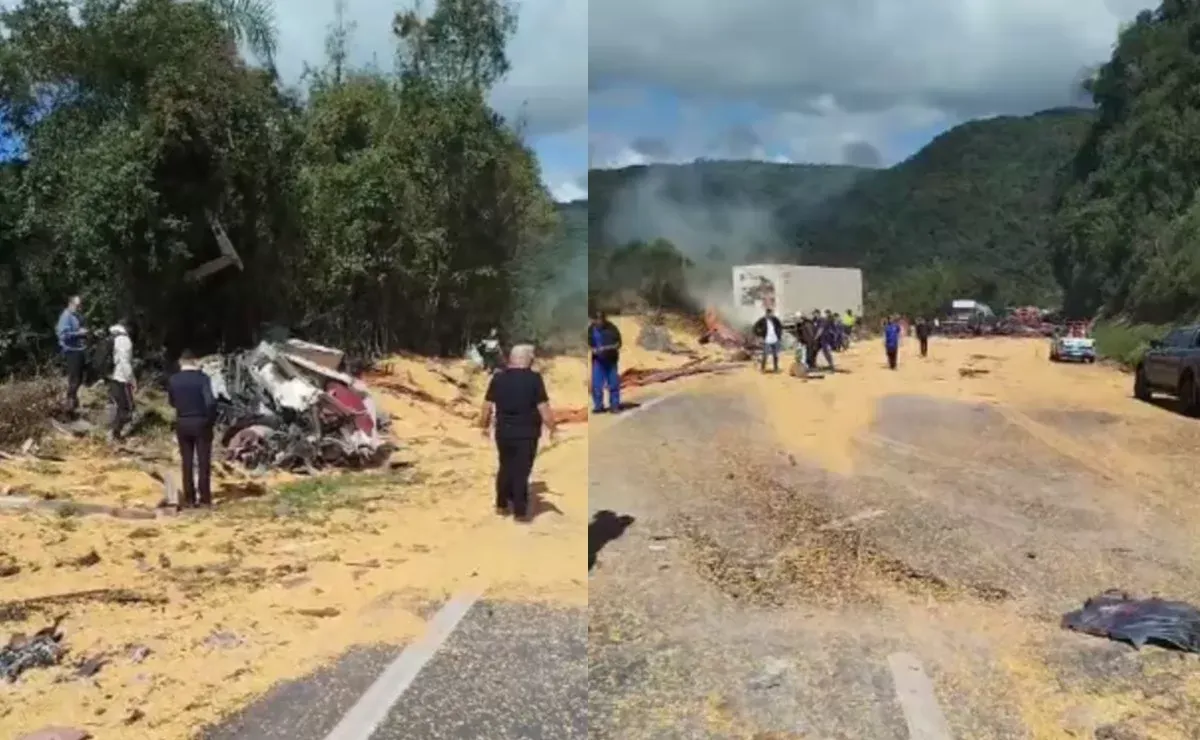 Fatal: Condutor de caminhão de Guaíra morre em violento acidente na BR-277