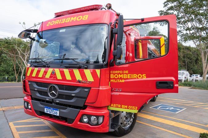 Incêndio: Casa é destruída por incêndio no centro de Guaíra