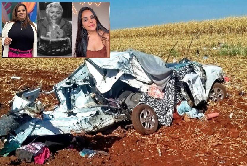 Lamentável: Identificadas as três mulheres que morreram em grave acidente na PR-445