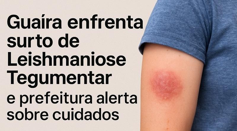 Atenção: Guaíra enfrenta surto de Leishmaniose Tegumentar e prefeitura alerta sobre cuidados