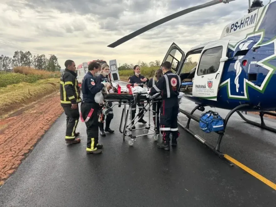 Tragédia na PR-464: bebê de 5 meses morre e família autoriza doação de órgãos