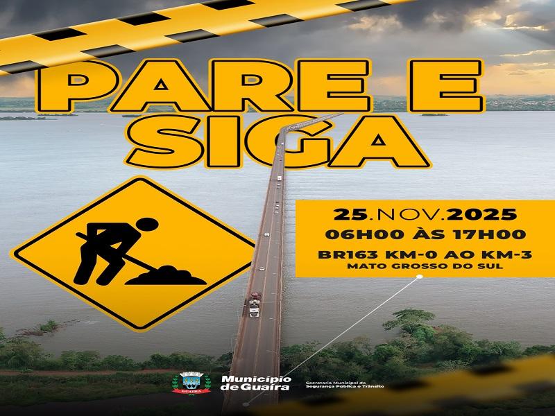 Intervenção na BR-163 afeta tráfego entre os km 0 e 3 na próxima terça-feira (25)