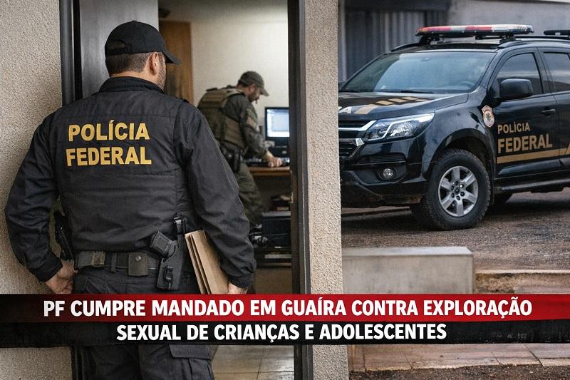 PF deflagra operação e cumpre mandado em Guaíra contra exploração sexual de crianças e adolescentes