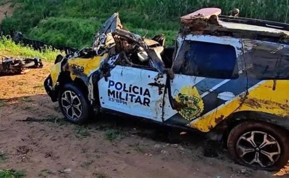 Policial morre durante perseguição na viatura estavam dois soldados