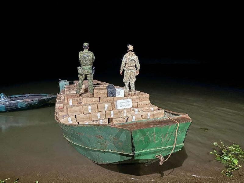 Cigarreiro é preso com 600 caixas de cigarros contrabandeados