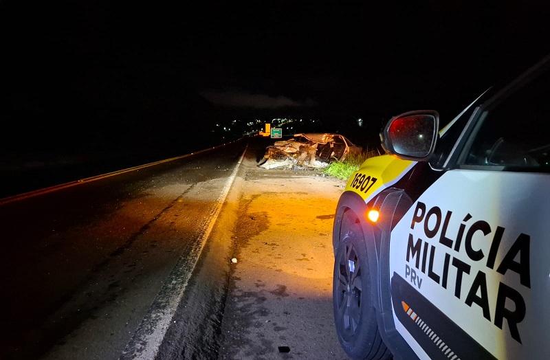  Motorista morre em acidente frontal na PR-323 em Cruzeiro do Oeste