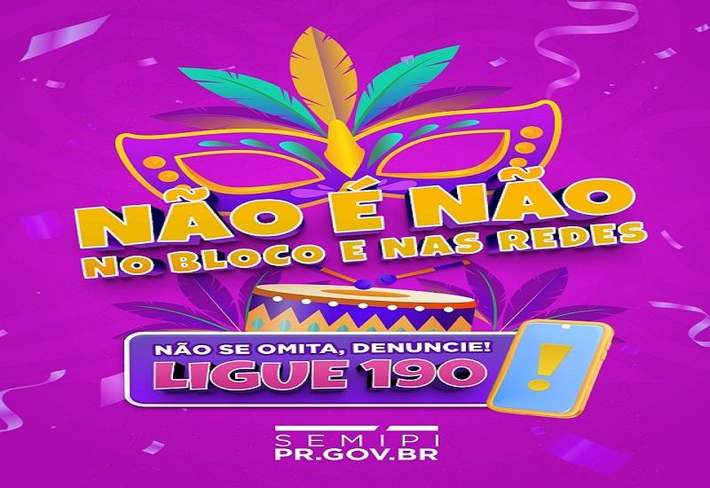 CONSAMU reforça campanha “Não é Não no Bloco e nas Redes”