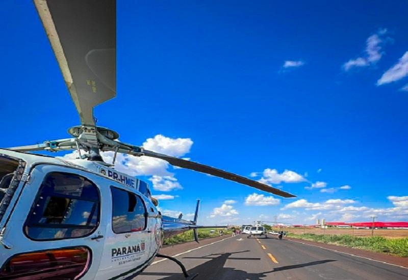 Grave acidente na BR-369 mobiliza dois aeromédicos e equipes de emergência