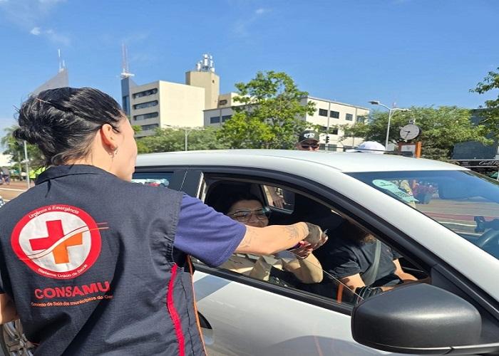Ação do Dia das Mulheres leva informação e apoio às condutoras