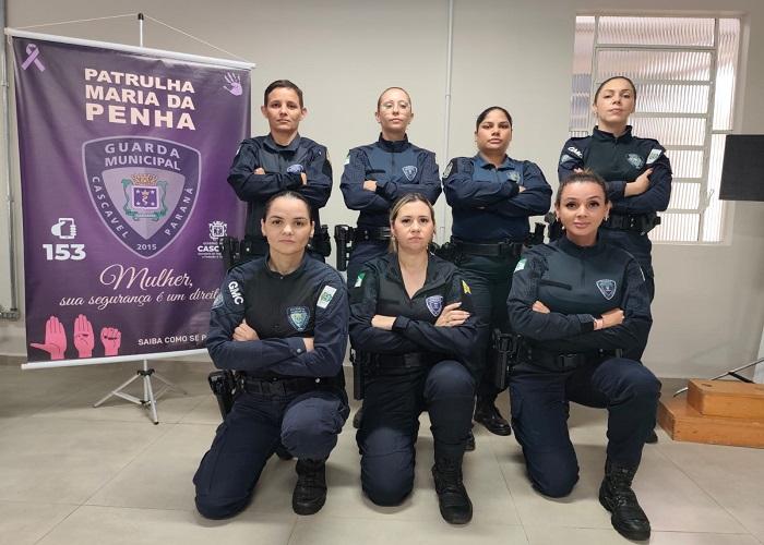 Guarda Municipal de Guaíra participa de capacitação da Patrulha Maria da Penha em Cascavel