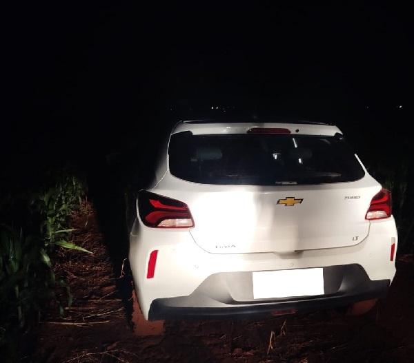 Guarda Municipal recupera veículo roubado após família ser rendida por criminosos em Guaíra