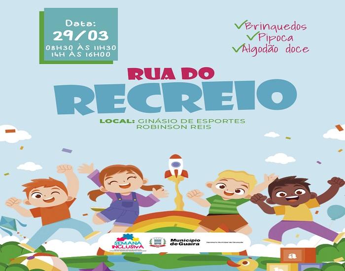 Rua do Recreio celebra a inclusão e encerra Semana Inclusiva 2026 em Guaíra