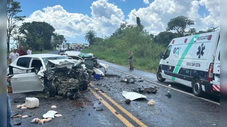 Tragédia na BR-376: colisão frontal mata jovem de 21 anos e homem de 49