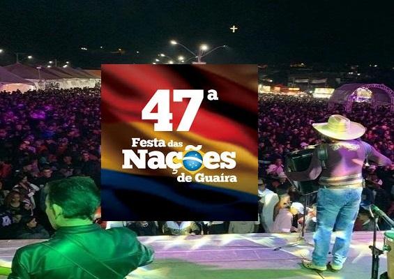 Festa das nações começa nesta quinta-feira em guaíra e pode bater recorde de público