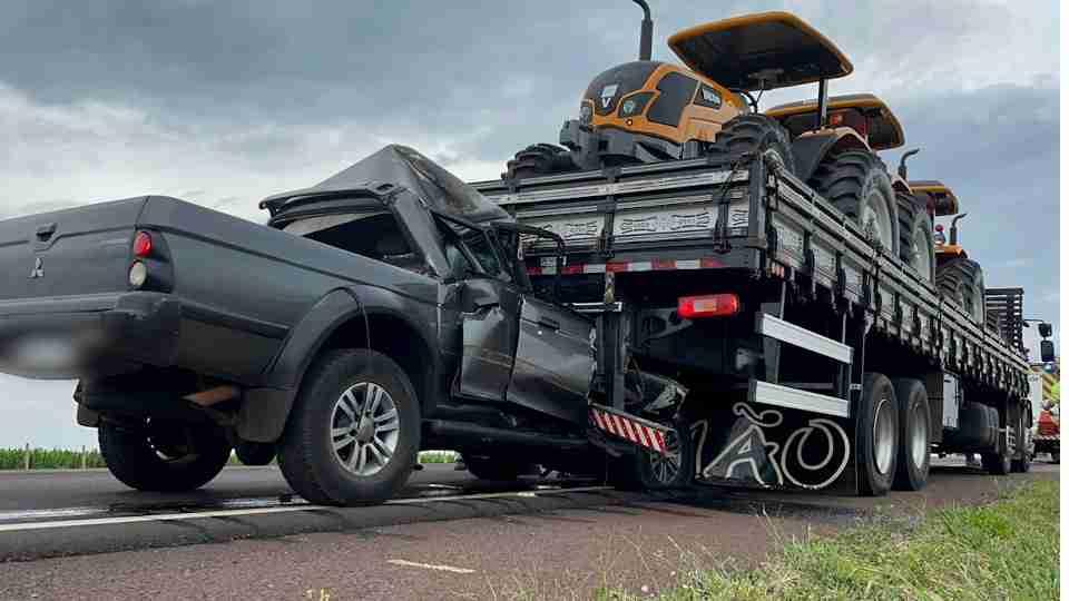 Motorista morre em acidente com caminhão na BR-163