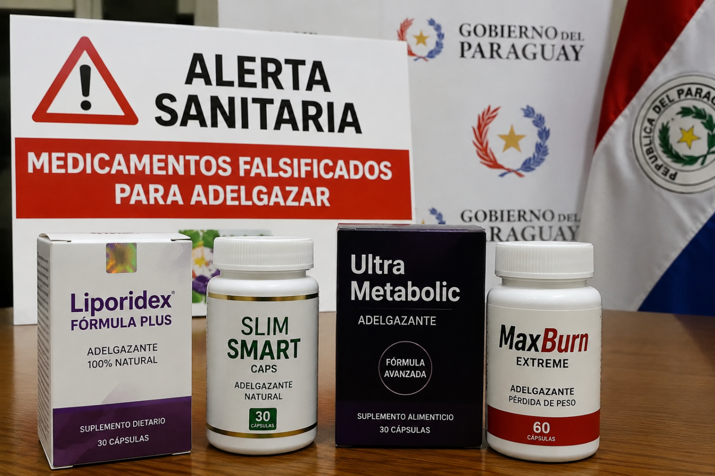 Alerta no Paraguai: Quatro medicamentos falsos para emagrecer preocupam autoridades e colocam