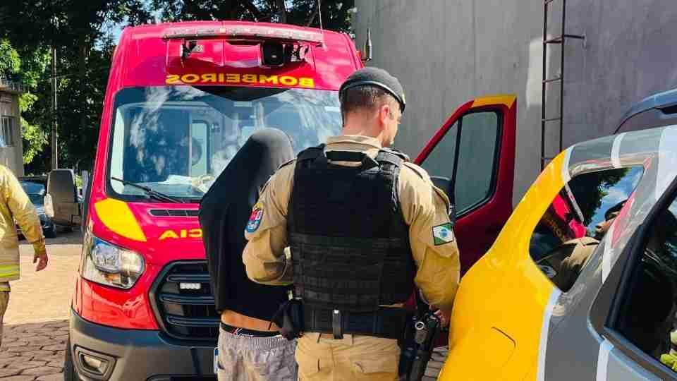 Região: Assalto na BR-277  termina com colisão, prisão de suspeito e arma apreendida