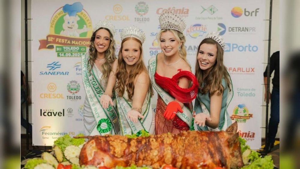 Atenção: Inscrições abertas para o concurso da Rainha da 53ª Festa Nacional do Porco no Rolete