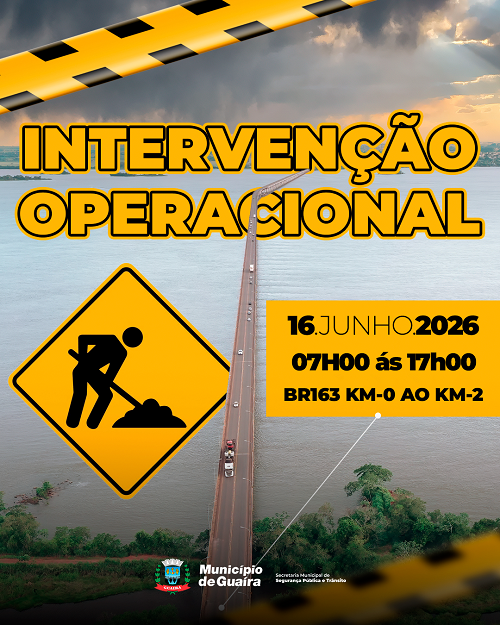 Guaíra: Intervenção operacional em trecho de ligação com Mato Grosso do Sul