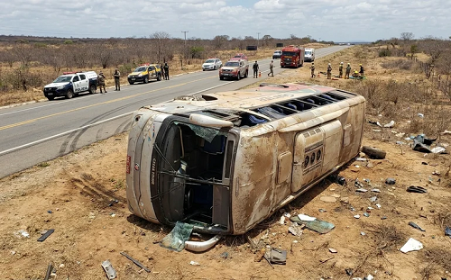 Sete Mortos: Acidente com time de basquete deixa sete mortos em rodovia no Ceará