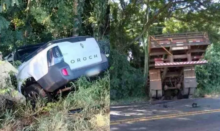 Acidente devastador na PR-082: três pessoas morrem após colisão em Jardim Alegre