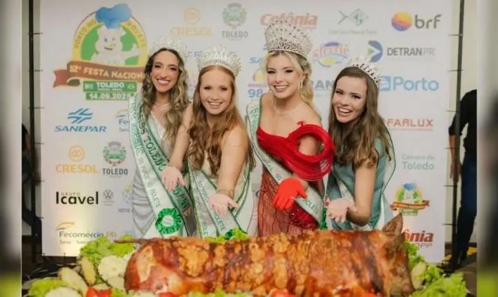 Atenção: Inscrições abertas para o concurso da Rainha da 53ª Festa Nacional do Porco no Rolete