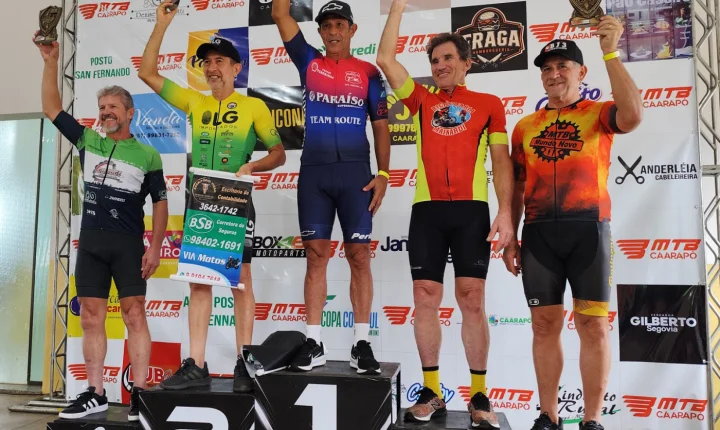Destaque: Ciclistas de Guaíra se destacam em Caarapó em garra e resultados expressivos