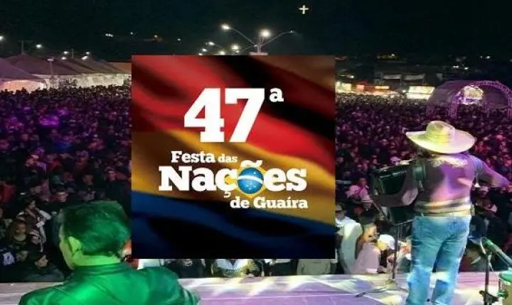 Festa das nações começa nesta quinta-feira em guaíra e pode bater recorde de público