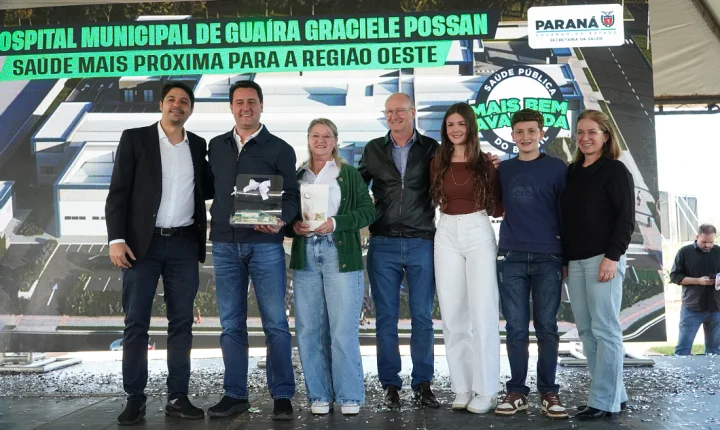 Governador inicia obras do Hospital Regional de Guaíra e encerra dúvidas sobre projeto aguardado pela população