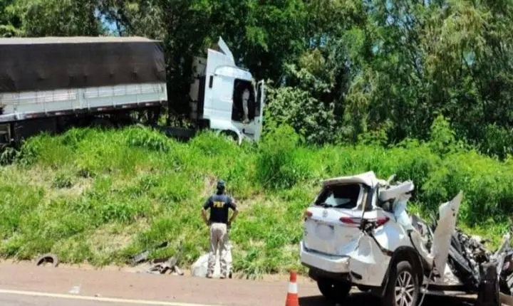 Grave acidente na BR-277 entre Matelândia e Medianeira resulta em morte