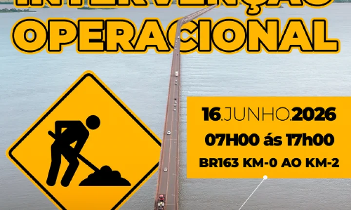Guaíra: Intervenção operacional em trecho de ligação com Mato Grosso do Sul