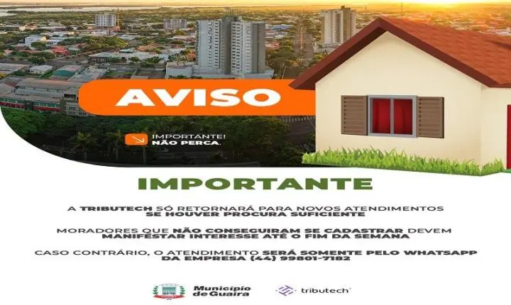 Guaíra: Município convoca moradores para manifestação de interesse no Programa Moradia Legal