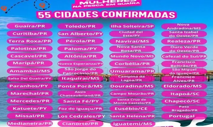 Guaíra se prepara para a 4ª edição do encontro Mulheres na Pesca