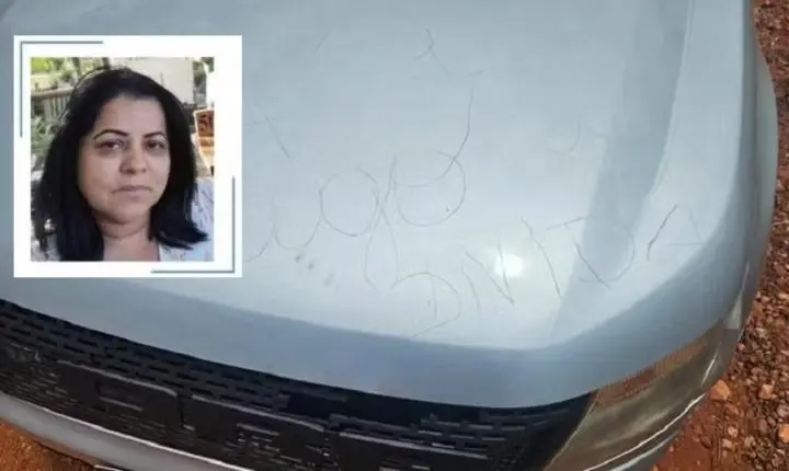 Mistério: Mulher é encontrada morta em Cuiabá com mensagem riscada em carro: “tá pago a dívida”