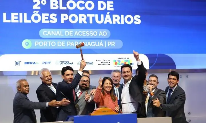 Modelo do Porto de Paranaguá deve inspirar mais leilões, diz ministro