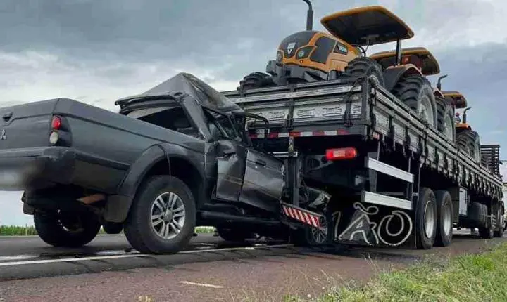 Motorista morre em acidente com caminhão na BR-163