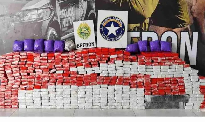 Operação: BPFRON encontra quase 400 quilos de maconha escondidos em fundo falso de carro no Paraná