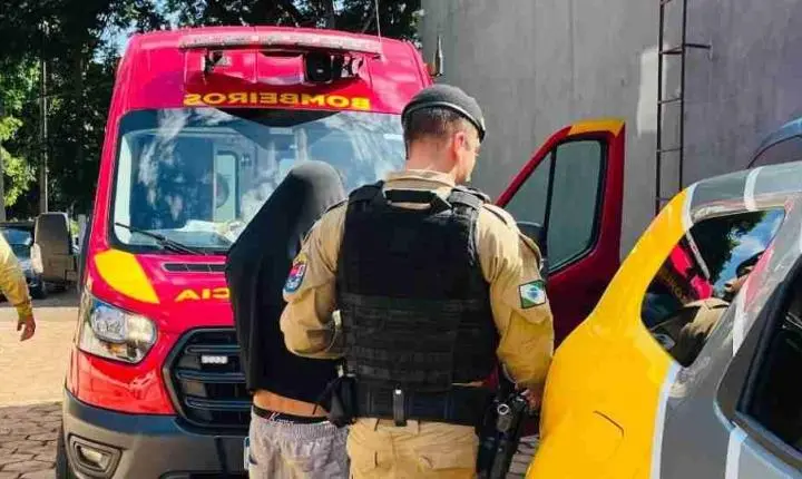 Região: Assalto na BR-277  termina com colisão, prisão de suspeito e arma apreendida